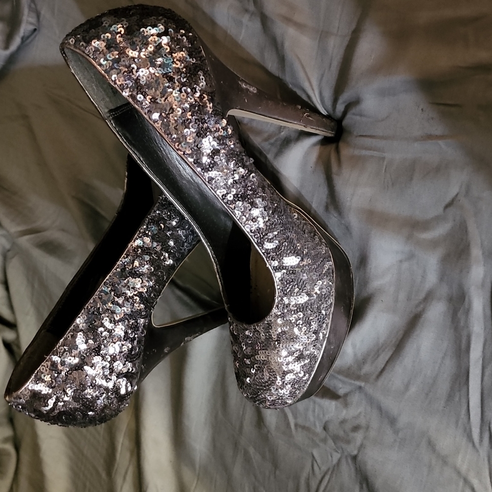 sequin sparkle heels - Picture 2 of 2